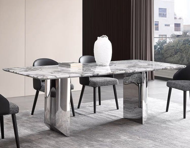 HUGO Dining Table Silver image 0