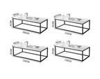MOSS Rectangular Black and White Coffee Table