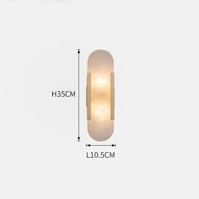 Soli Alabaster Wall Light