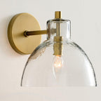 Dome Clear Glass Wall Light