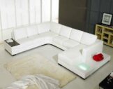 U-shape-leather-lounge-white