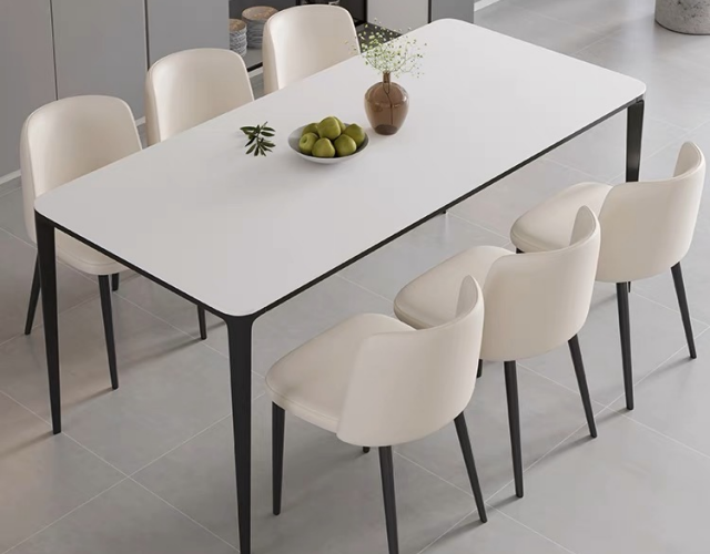 Dining table set with 6 seaters total 7 pieces
