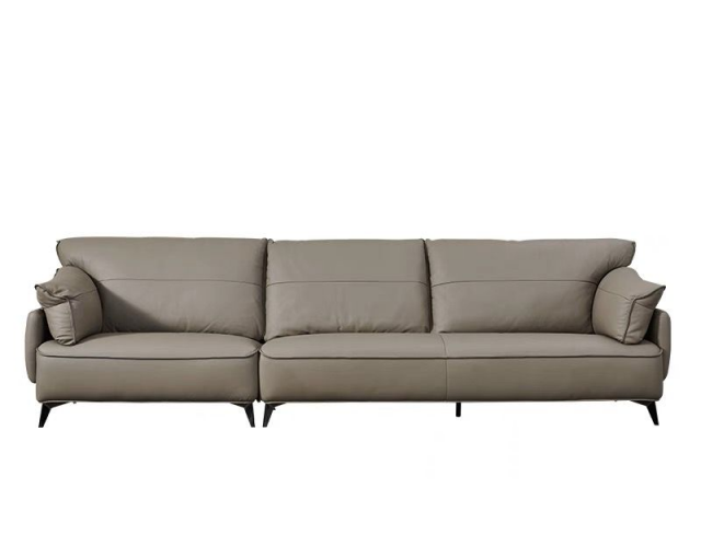dubi 4-seater leather lounge