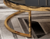 barolo coffee table gold