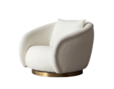 kobe arm chair white