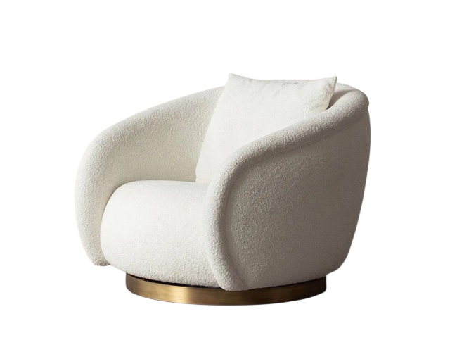kobe arm chair white