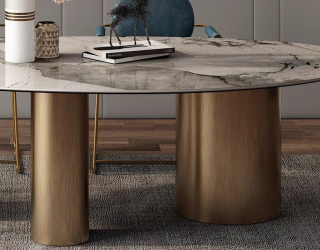 Turin gold dining table - Copy