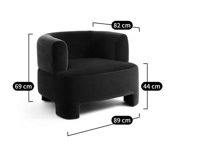 Milou Chair dimension